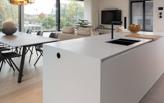 Zijkant Corian En Keuken